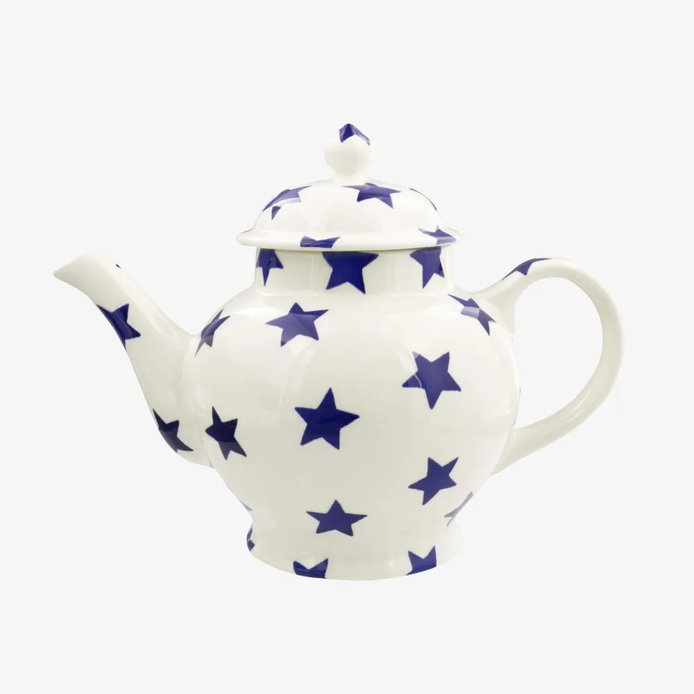 Emma Bridgewater Blue Star 4 Mug Teapot- Emma Bridgewater|Teapots