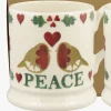 Emma Bridgewater Christmas Joy Peace 1/2 Pint Mug- Emma Bridgewater|Assorted Mugs