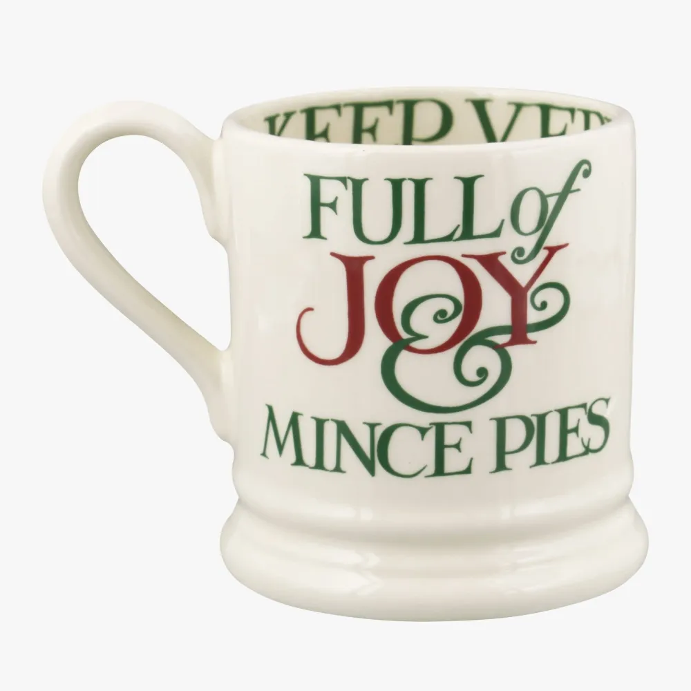 Emma Bridgewater Christmas Toast & Marmalade Peace & Love 1/2 Pint Mug- Emma Bridgewater|Assorted Mugs