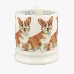 Emma Bridgewater Dogs Pembroke Welsh Corgi 1/2 Pint Mug- Emma Bridgewater