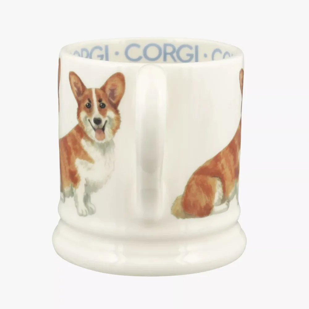 Emma Bridgewater Dogs Pembroke Welsh Corgi 1/2 Pint Mug- Emma Bridgewater
