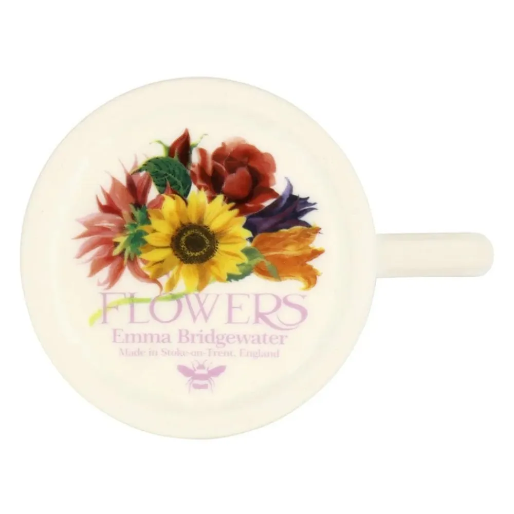 Emma Bridgewater Flowers Blue Iris 1/2 Pint Mug- Emma Bridgewater
