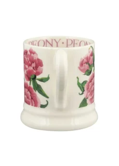 Emma Bridgewater Flowers Pink Peony 1/2 Pint Mug- Emma Bridgewater|Assorted Mugs