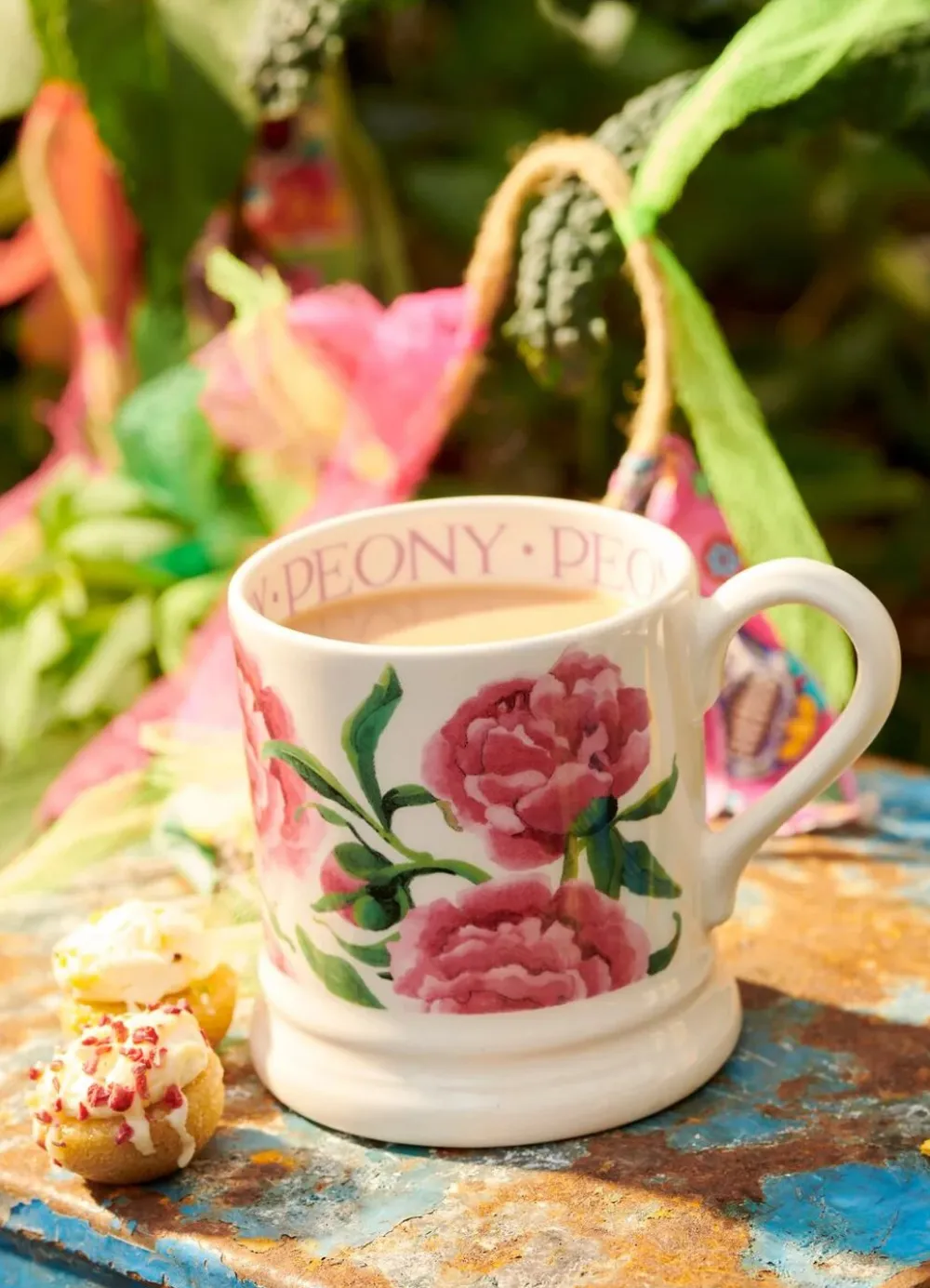 Emma Bridgewater Flowers Pink Peony 1/2 Pint Mug- Emma Bridgewater|Assorted Mugs