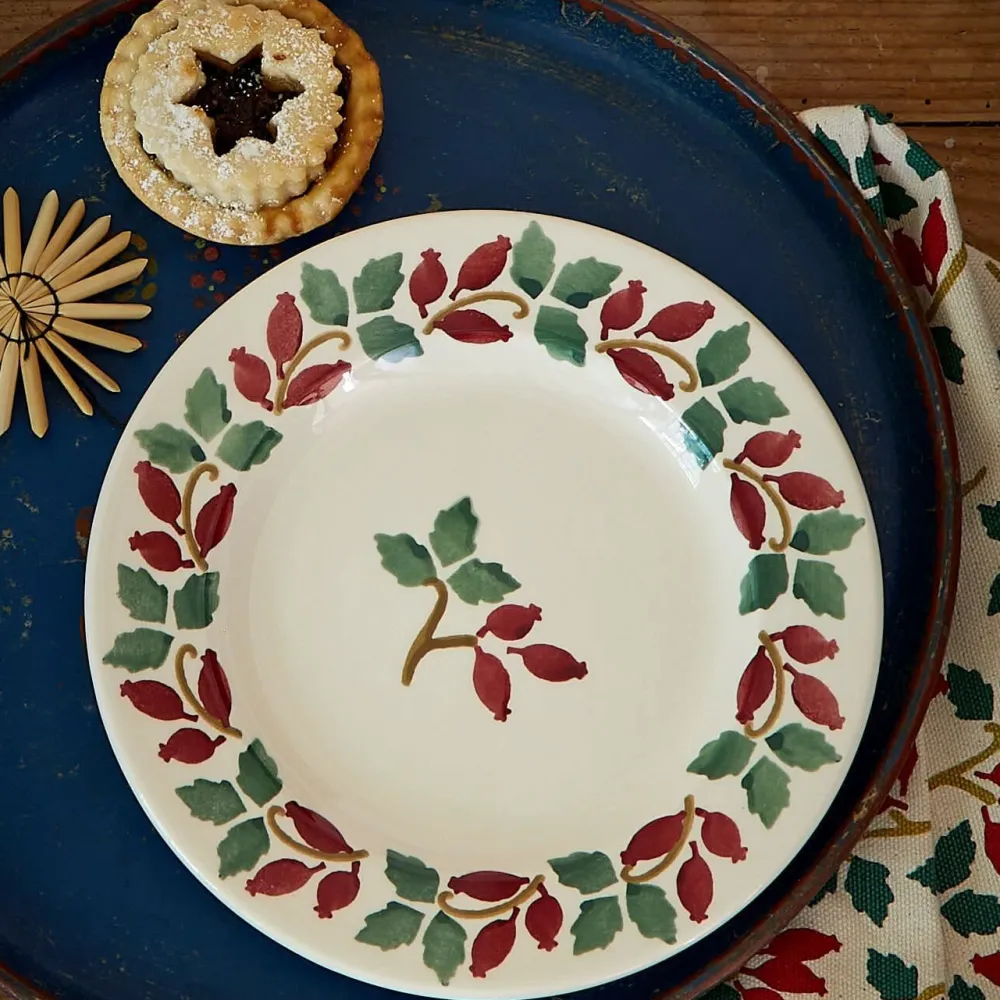 Emma Bridgewater Folk Rosehip 8.5" Plate- Emma Bridgewater