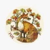 Emma Bridgewater In the Woods Fox Salad Plate- Emma Bridgewater