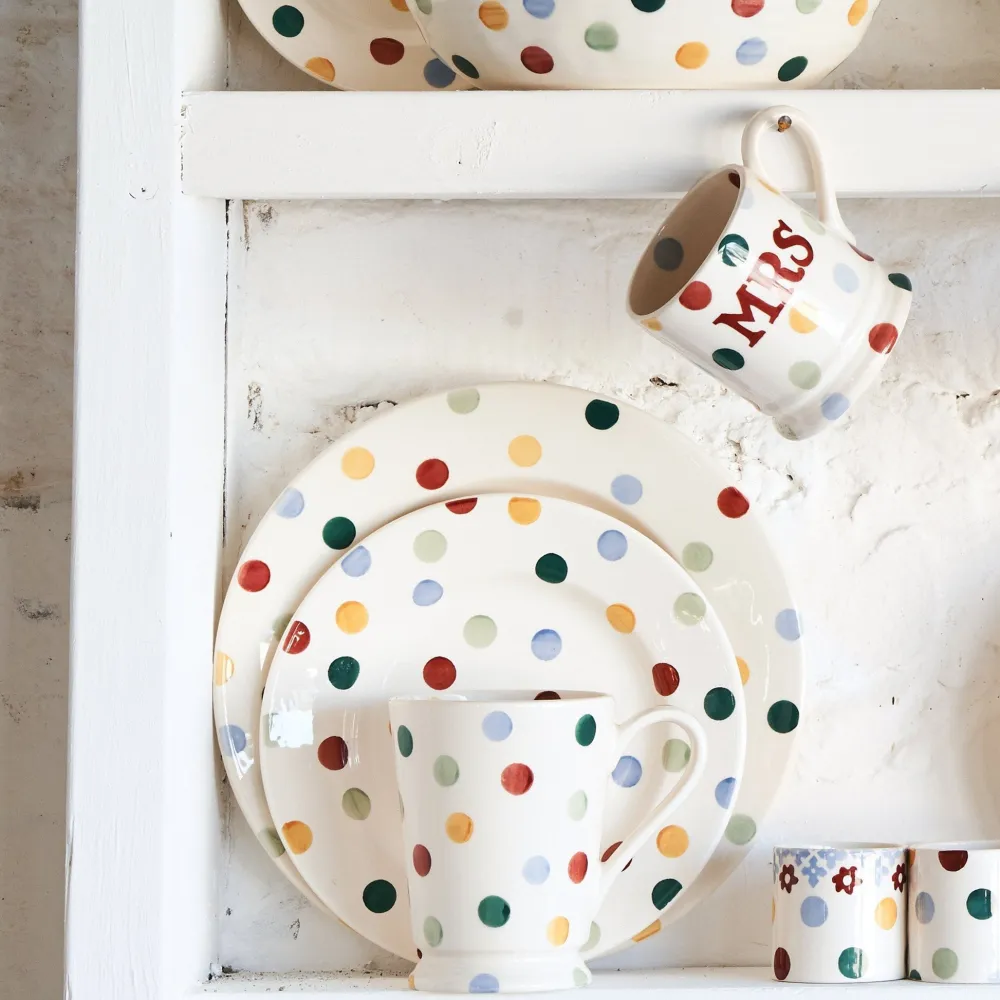 Emma Bridgewater Polka Dot Salad Plate- Emma Bridgewater