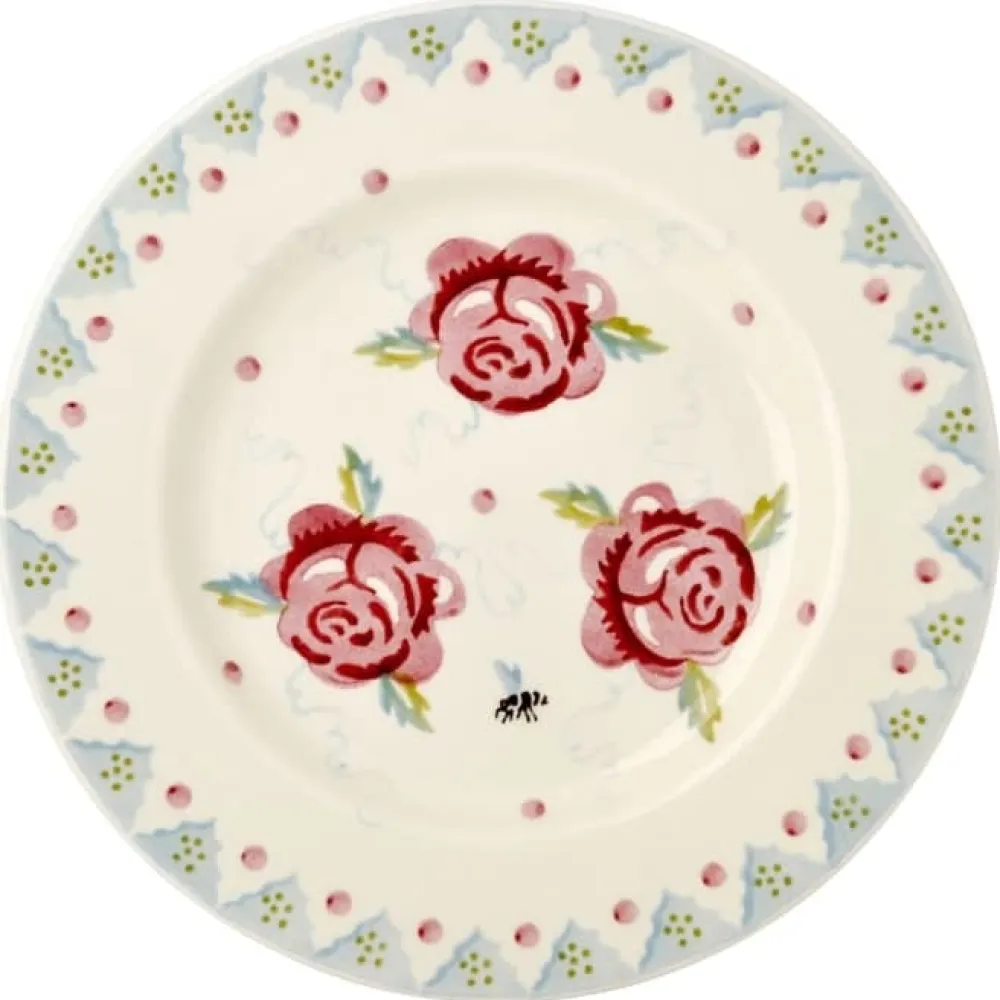 Emma Bridgewater Rose & Bee Salad Plate- Emma Bridgewater
