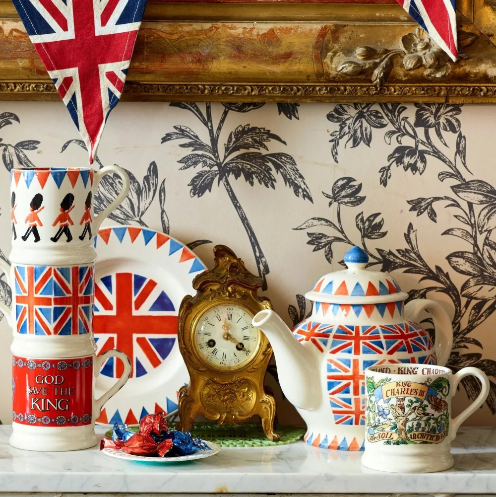 Emma Bridgewater Union Jack Truly Great Salad Plate- Emma Bridgewater