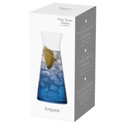 Empire Blue Water Carafe- Bar Accessories & Decanters