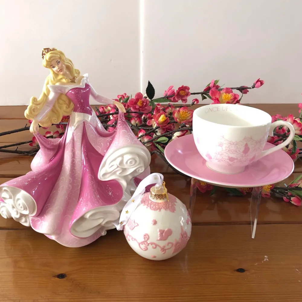 English Ladies Co. Sleeping Beauty Color Story Teacup & Saucer- Teacups & Saucers