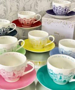 English Ladies Co. Jasmine Color Story Teacup & Saucer- Teacups & Saucers