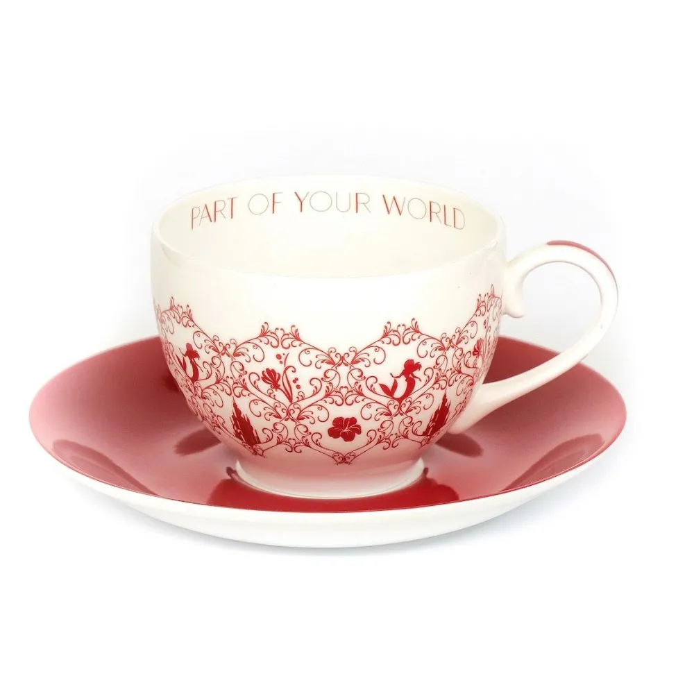 English Ladies Co. Ariel Color Story Teacup & Saucer- Teacups & Saucers