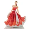 English Ladies Co. 'Flower of the Month, November '- English Ladies Figurines