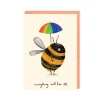 Everything Will Bee Okay Greeting Card- Greeting Cards
