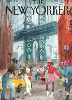 #FallStyle New Yorker Cover Greeting Card- Greeting Cards