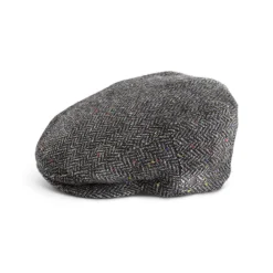 Fia Grey Herringbone Classic Cap- Hats