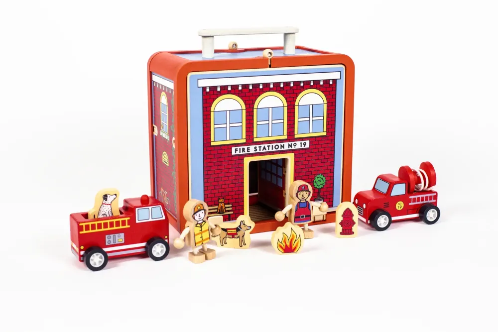 Firehouse Suitcase- Toys