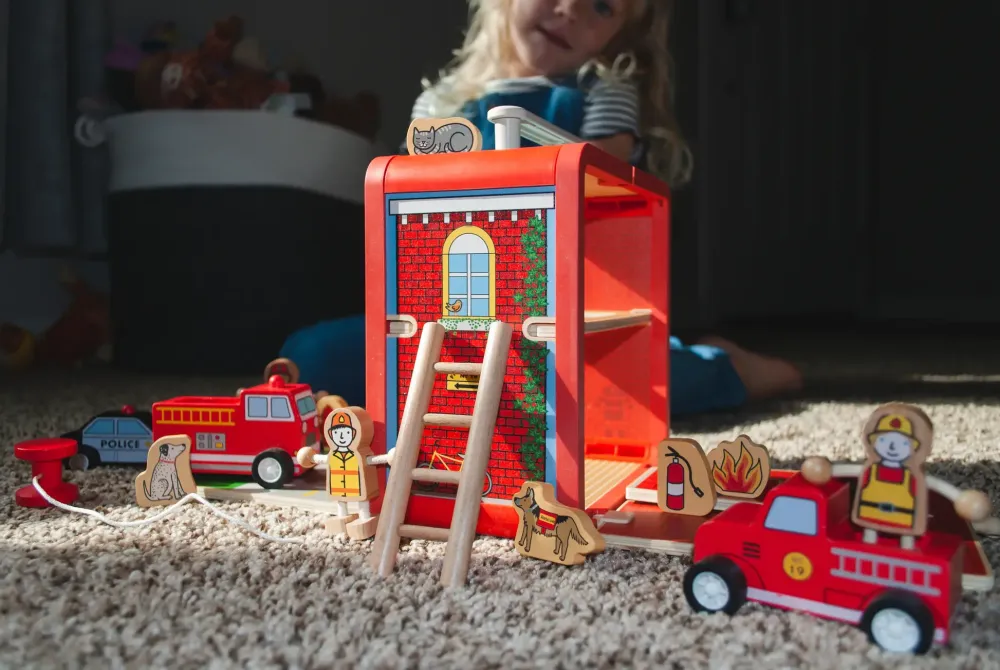 Firehouse Suitcase- Toys