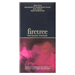 Firetree Madagascar Sambirano Valley 84% Cocoa Chocolate Bar- British Chocolate