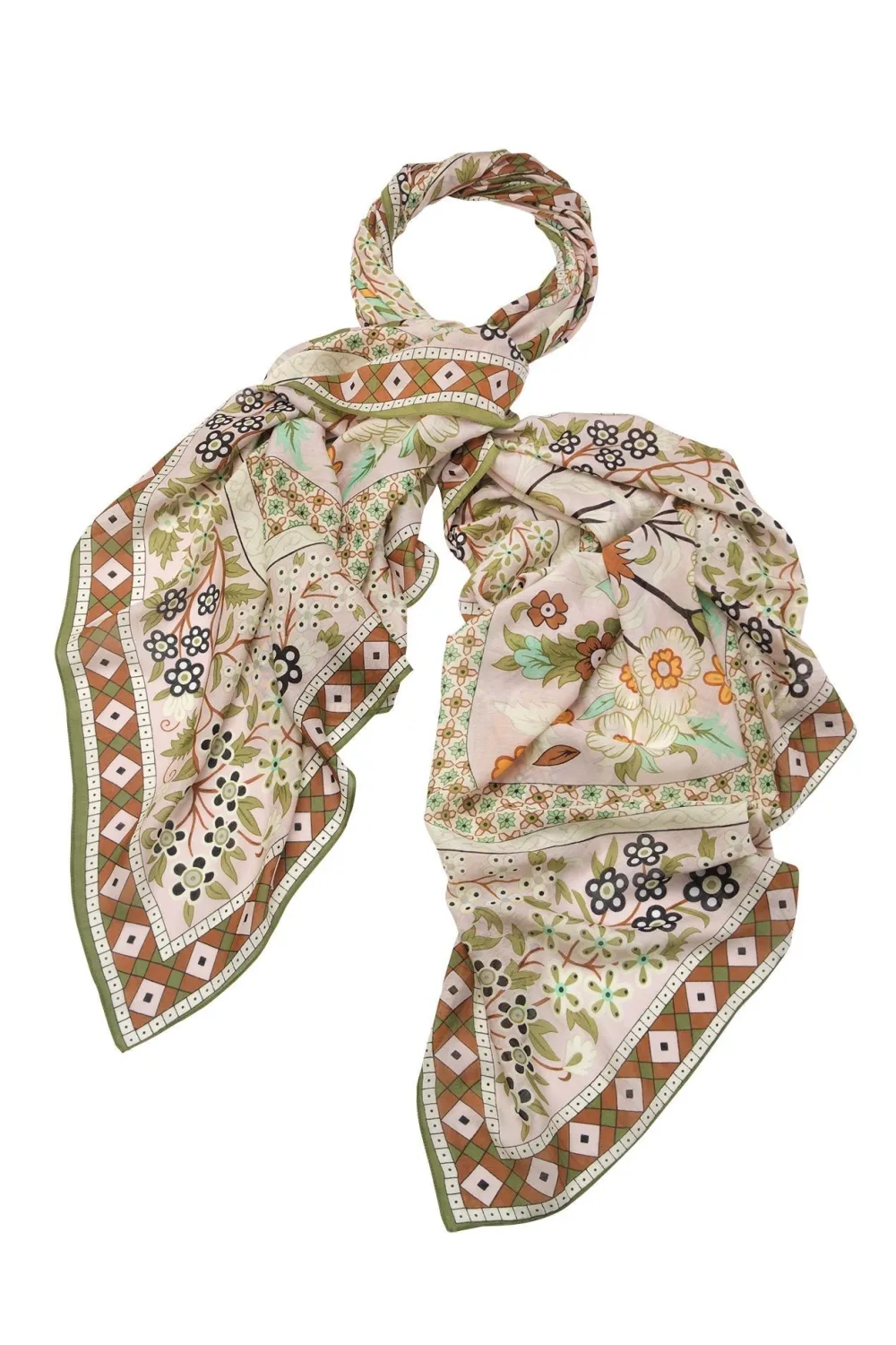 Floral Arch Scarf- Scarves & Wraps
