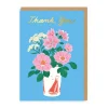 Floral Vase Thank You Card- Greeting Cards