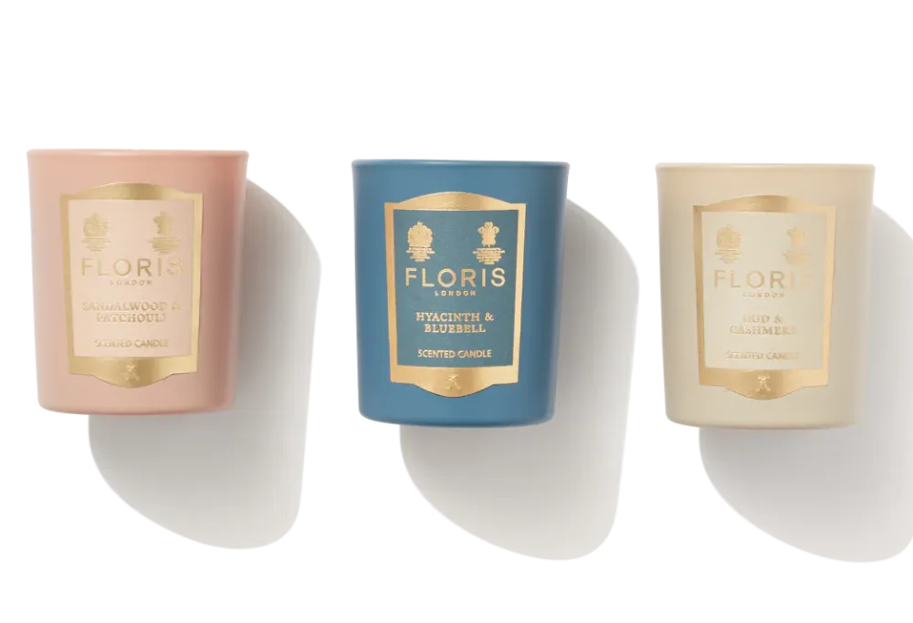 Floris of London Mini Candle Trio- Home Fragrance