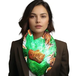 Fox Silk Heritage Collection Scarf- Scarves & Wraps