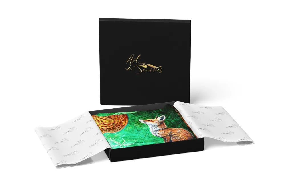Fox Silk Heritage Collection Scarf- Scarves & Wraps