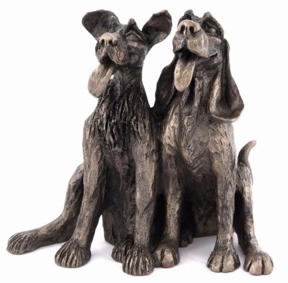 Frith Sculpture Frith Tom & Fred Dogs Sculpture- Home Accents|Frith Sculpture