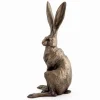 Frith Sculpture Sitting Hare Medium Sculpture- Home Accents|Frith Sculpture