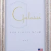 Galassi 5 inch x 7 inch Silver Audrey Picture Frame- Picture Frames