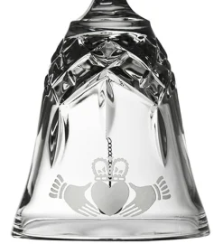Galway Crystal Claddagh Crystal Make Up Bell- Galway Crystal