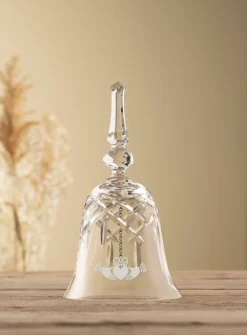 Galway Crystal Claddagh Crystal Make Up Bell- Galway Crystal