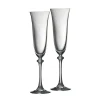 Galway Crystal Liberty Flutes Pair- Glasses & Steins|Galway Crystal