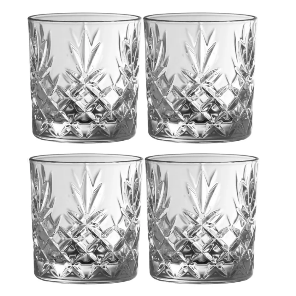 Galway Crystal Renmore Double Old Fashioned Tumblers Set- Galway Crystal|Glasses & Steins