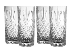 Galway Crystal Renmore Highball Glasses- Galway Crystal|Glasses & Steins