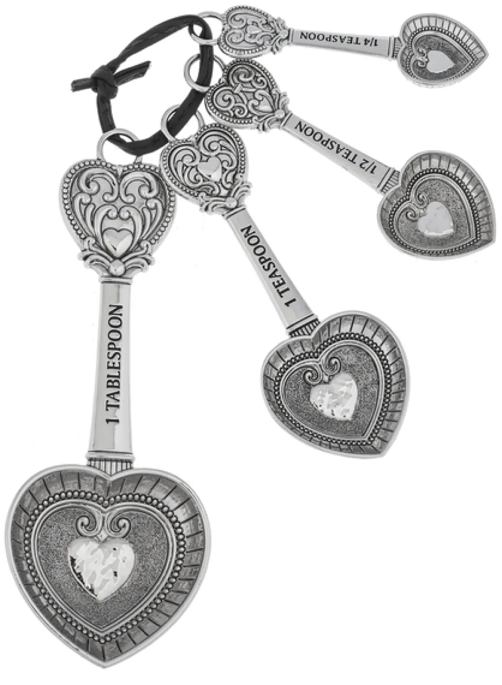 GANZ Heart-Shaped Measuring Spoons Set- Kitchen Tools