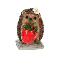 GANZ Hedgehog with Strawberry Figurine- Home Accents