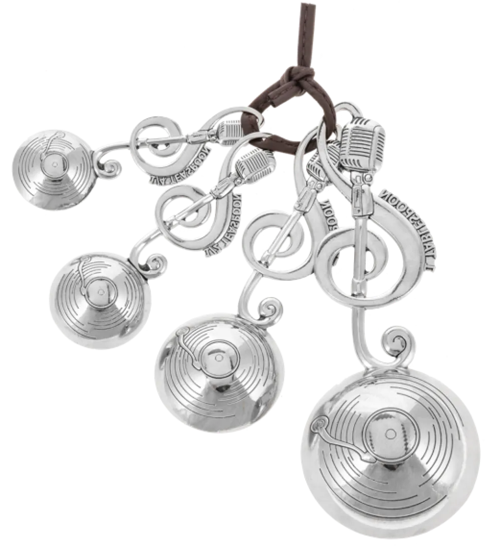 GANZ Treble Clef Microphone Measuring Spoons- Kitchen Tools