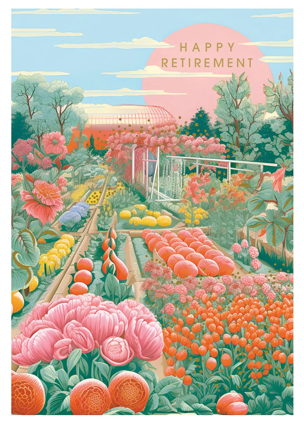 Garden Retirement Card- Greeting Cards