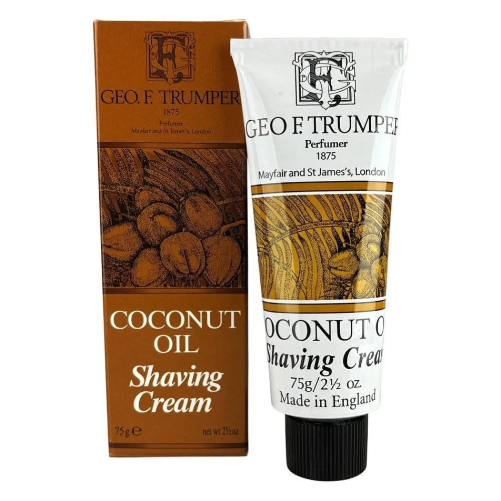 Geo. F. Trumper Coconut Oil Shaving Cream Tube- Shaving Soaps & Cream