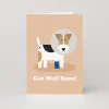 Get Well Soon Dog Card- Greeting Cards