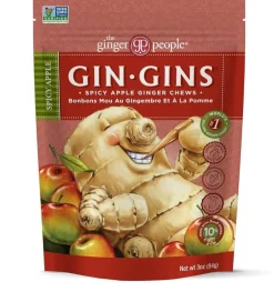 Gin Gins Spicy Apple Ginger Chews- Sweets