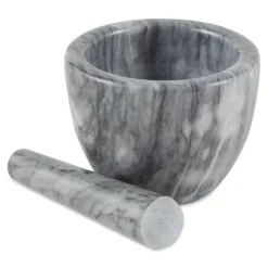 Grey Marble Mortar & Pestle- Kitchen Tools