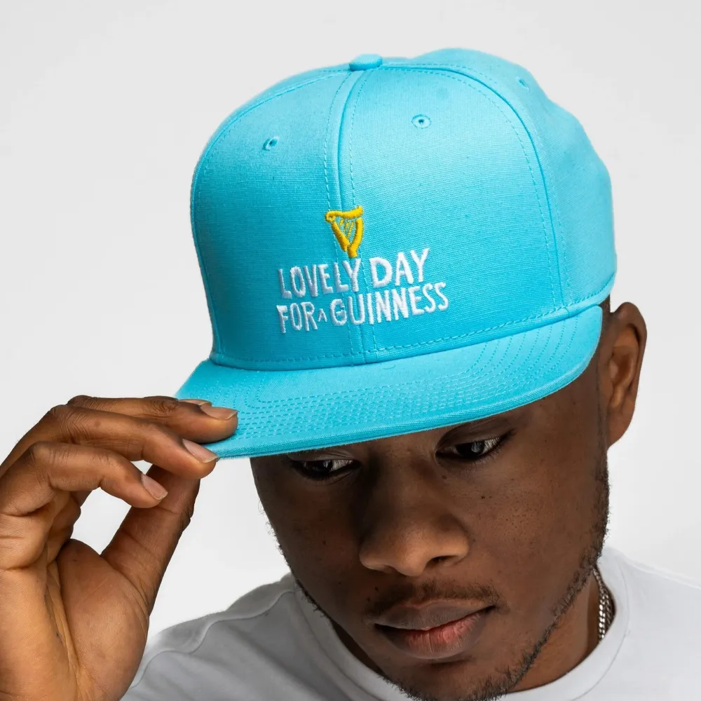 Guinness Blue Flat Brim Baseball Cap- Hats