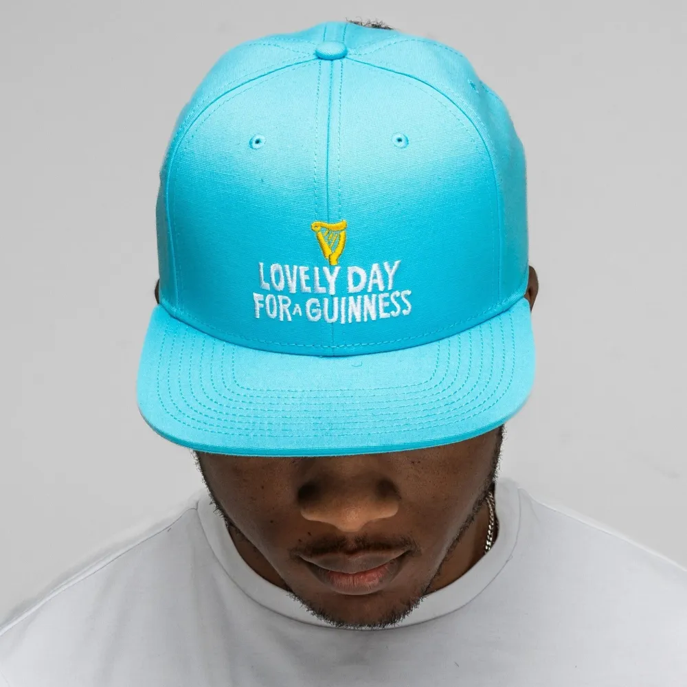 Guinness Blue Flat Brim Baseball Cap- Hats