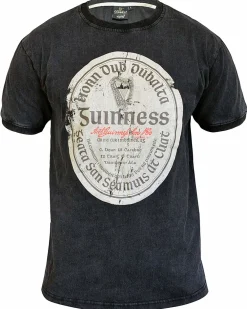 Guinness Classic Gaelic Label Tee Grey- Cultural Icons|Shirts & Sweaters