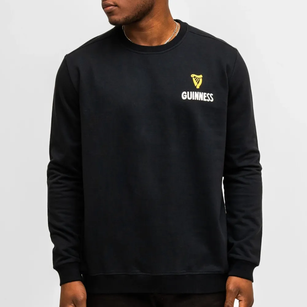 Guinness "Lovely Day" Black Longsleeve Sweatshirt- Shirts & Sweaters|Cultural Icons