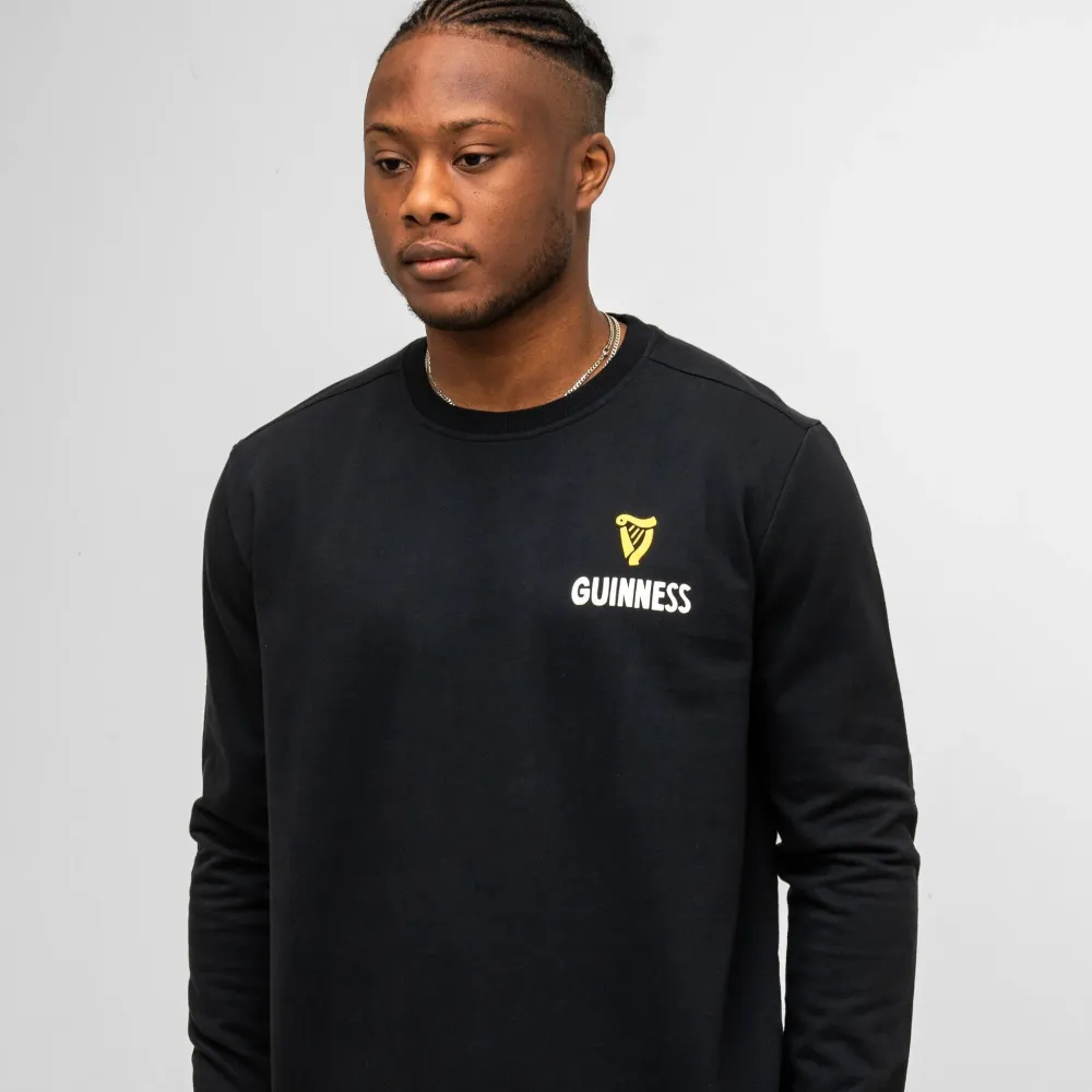 Guinness "Lovely Day" Black Longsleeve Sweatshirt- Shirts & Sweaters|Cultural Icons